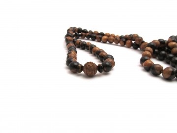 Mala ketting brown black