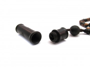 Mala ketting brown black