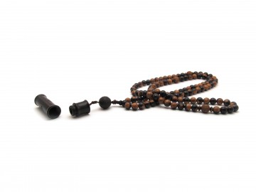 Mala ketting brown black