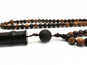 Mala ketting brown black