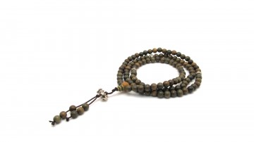 Mala ketting groene  sandelhout