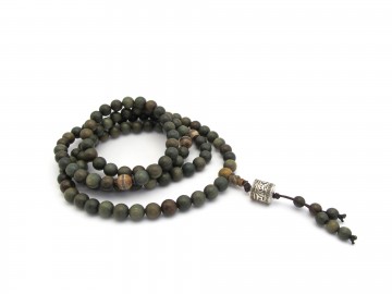 Mala ketting groene sandelhout prayer