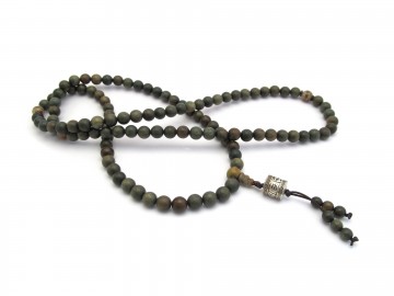 Mala ketting groene sandelhout prayer