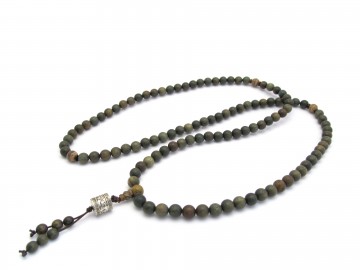 Mala ketting groene sandelhout prayer
