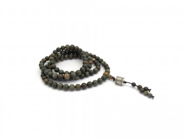 Mala ketting groene sandelhout prayer