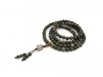 Mala ketting groene sandelhout prayer