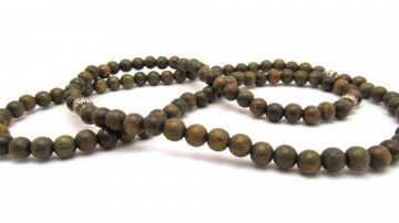 Mala ketting groene sandelhout