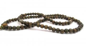 Mala ketting groene sandelhout