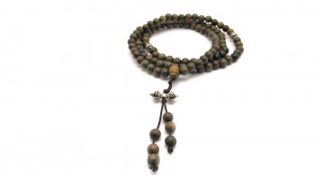 Mala ketting groene sandelhout