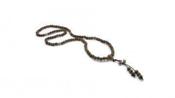 Mala ketting groene sandelhout