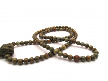 Mala ketting groene sandelwood dragon