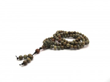 Mala ketting groene sandelwood dragon