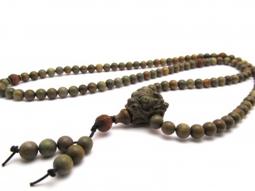 Mala ketting groene sandelwood dragon