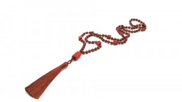 Mala ketting jaspis koraal