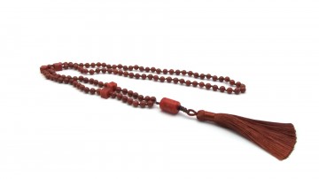Mala ketting jaspis koraal