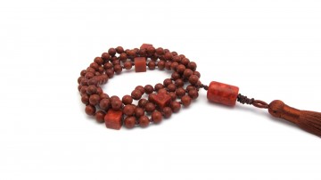 Mala ketting jaspis koraal