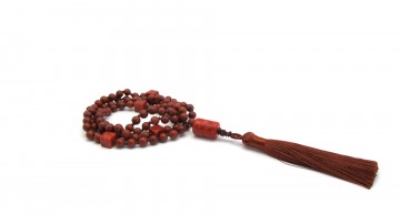 Mala ketting jaspis koraal