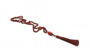 Mala ketting jaspis koraal