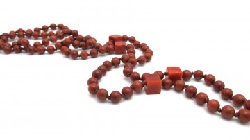 Mala ketting jaspis koraal