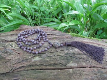 Mala ketting paarse agaat