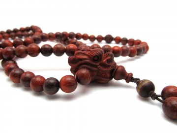 Mala ketting red sandelwood