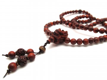 Mala ketting red sandelwood