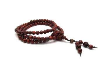 Mala ketting red sandelwood