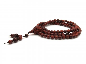 Mala ketting red sandelwood