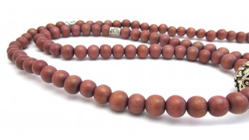 Mala ketting redwood