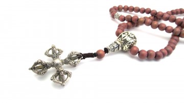 Mala ketting redwood