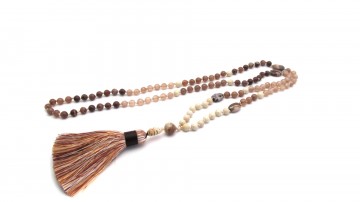 Mala ketting riverstone