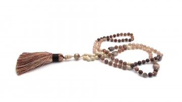 Mala ketting riverstone