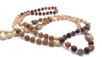 Mala ketting riverstone