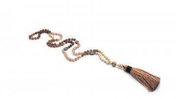 Mala ketting riverstone