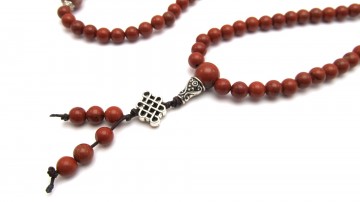 Mala ketting rode jaspis