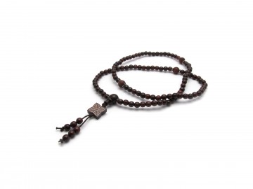 Mala ketting rode sandelwood flower