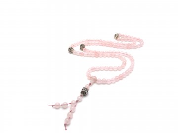 Mala ketting rose quartz