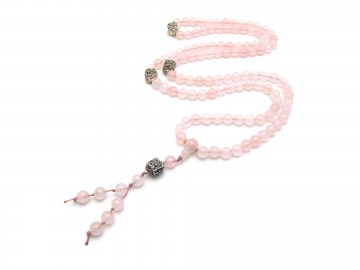 Mala ketting rose quartz