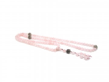 Mala ketting rose quartz