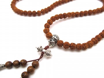 Rudraksha  Mala ketting