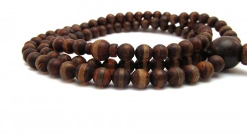 Mala ketting tibetaanse dzi tijger