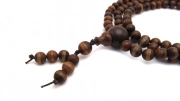 Mala ketting tibetaanse dzi tijger