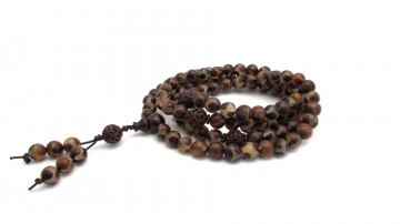 Mala ketting tibetaanse dzi