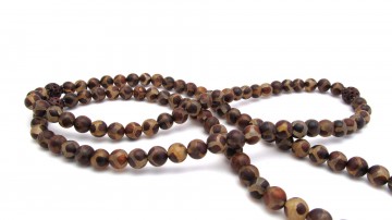 Mala ketting tibetaanse dzi
