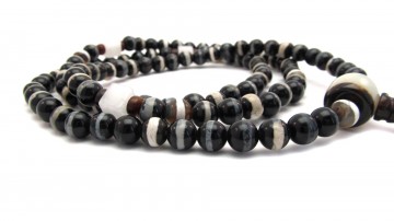 Mala ketting tibetan stripe