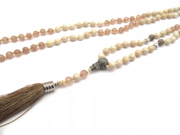 Mala ketting zomerse agaat edelsteen