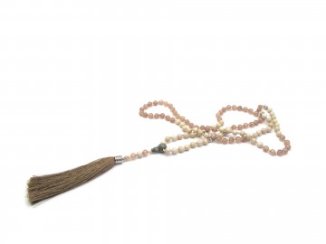 Mala ketting zomerse agaat edelsteen