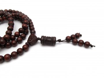 Mala rode sandelwood chinese om tube