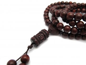 Mala rode sandelwood chinese om tube