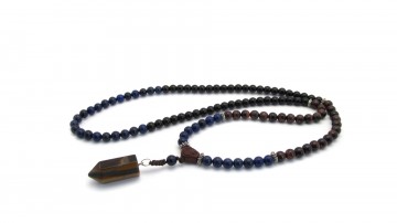 Mala tijgeroog lapis en onyx